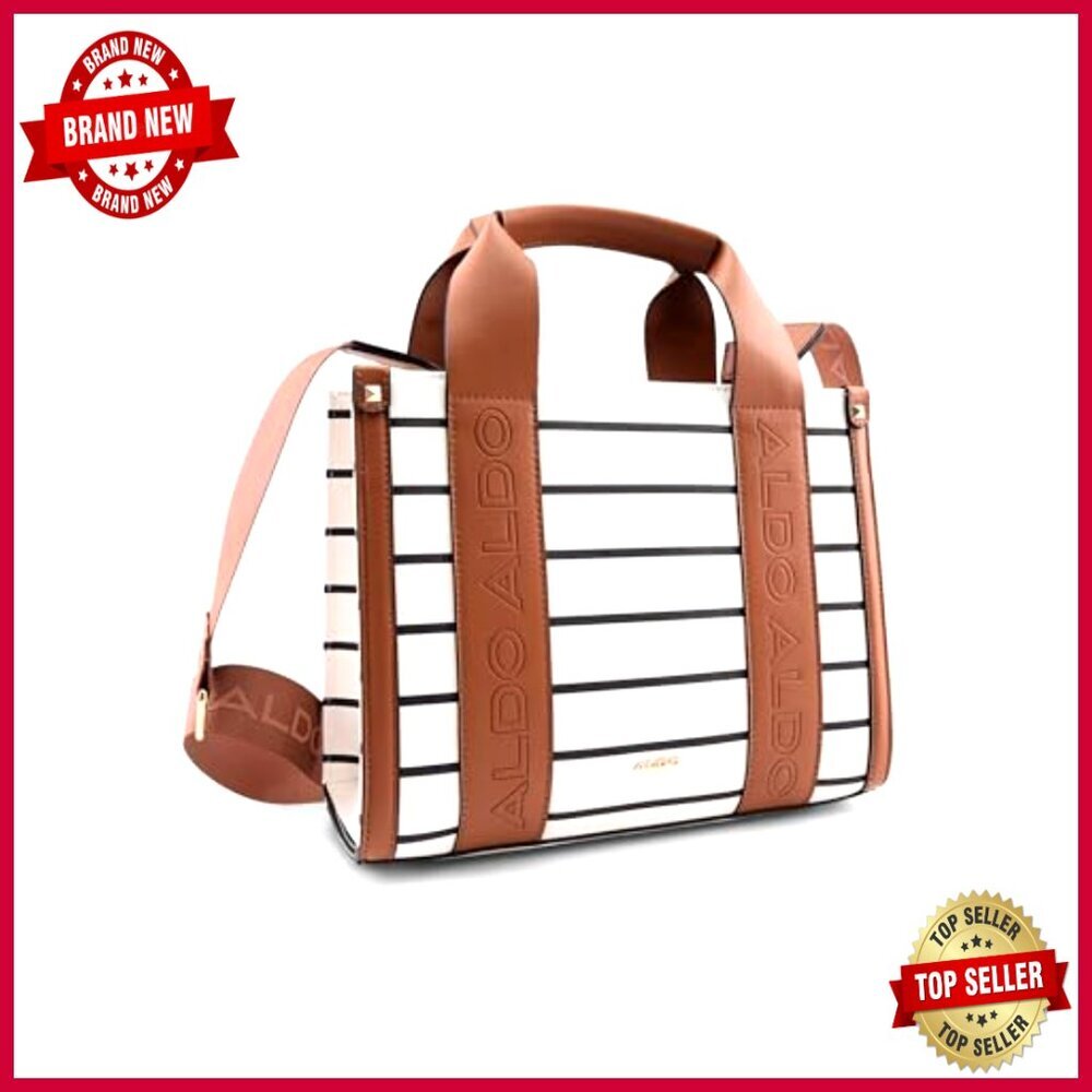 Spacious Tote Bag with Shoulder Strap, 13.3x11x5.1 Inches, Zippered Compartment - Picture 3 of 3